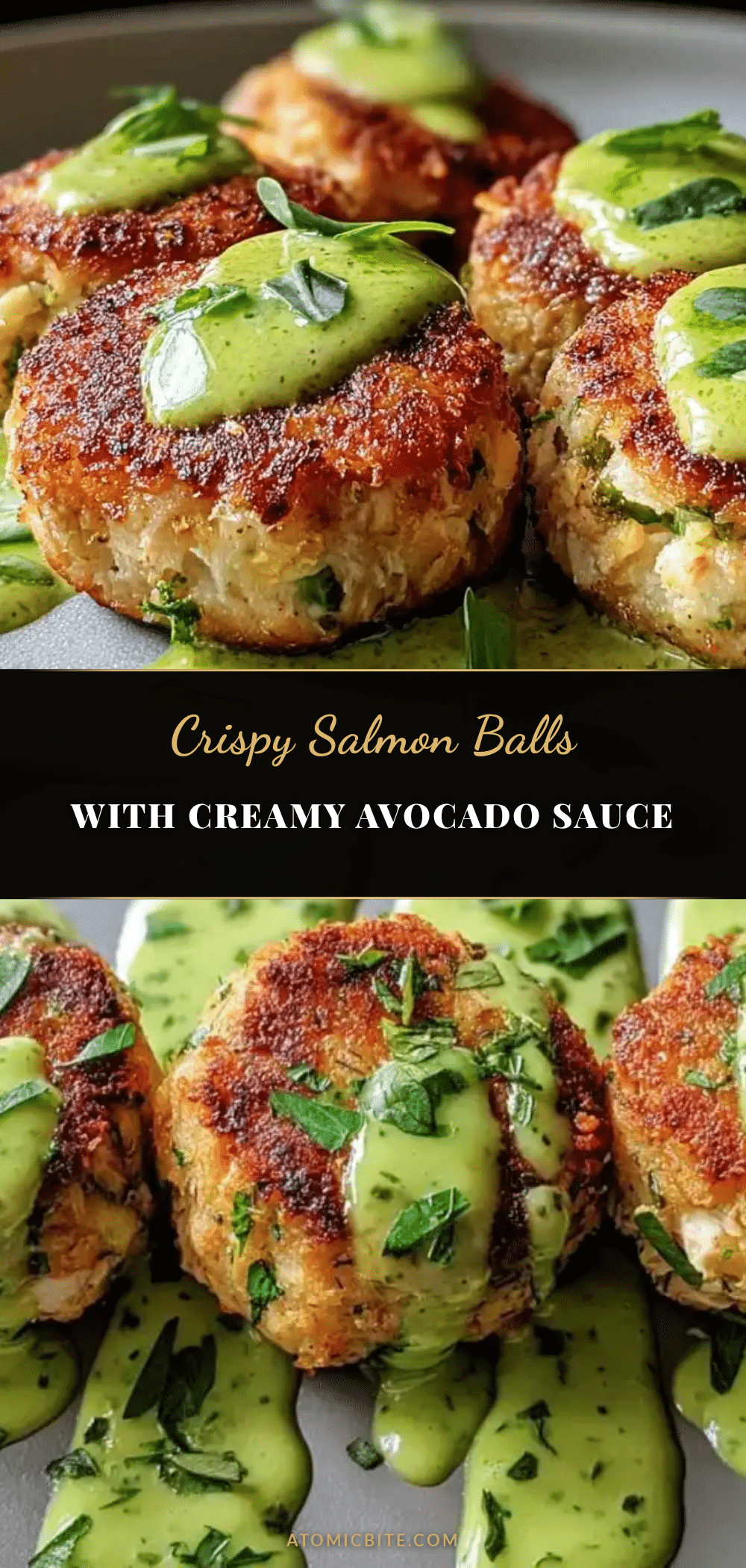 crispy salmon balls recipe