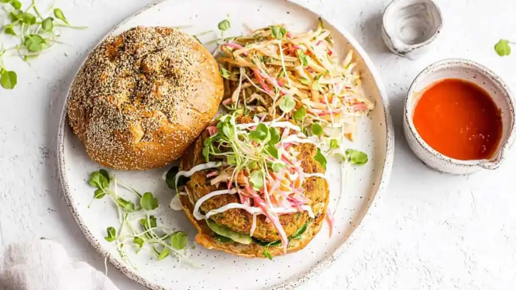 crispy salmon burgers preparation steps