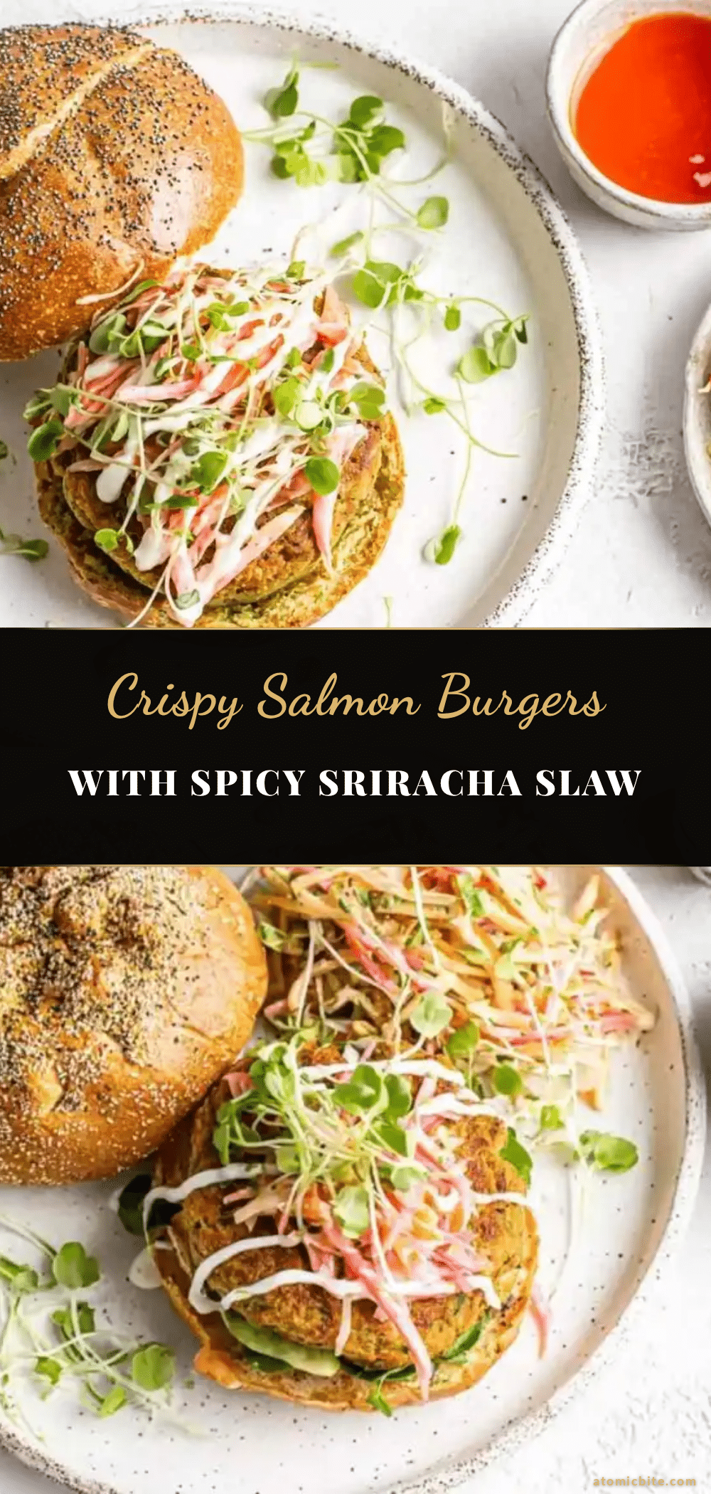 crispy salmon burgers recipe