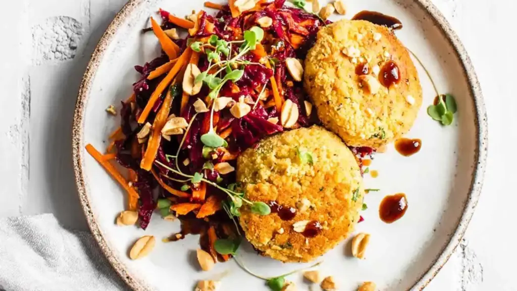 crispy vietnamese style chicken burgers - featured image