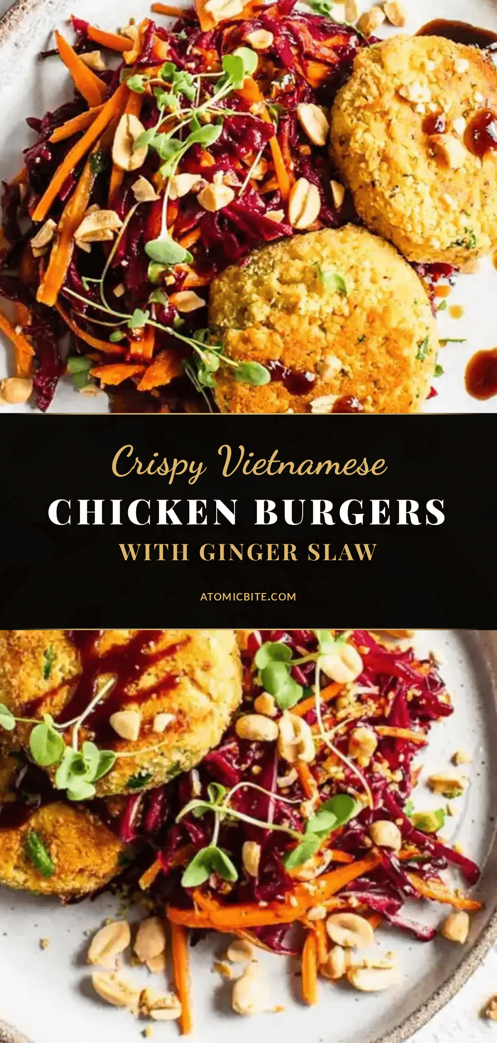 crispy vietnamese style chicken burgers recipe
