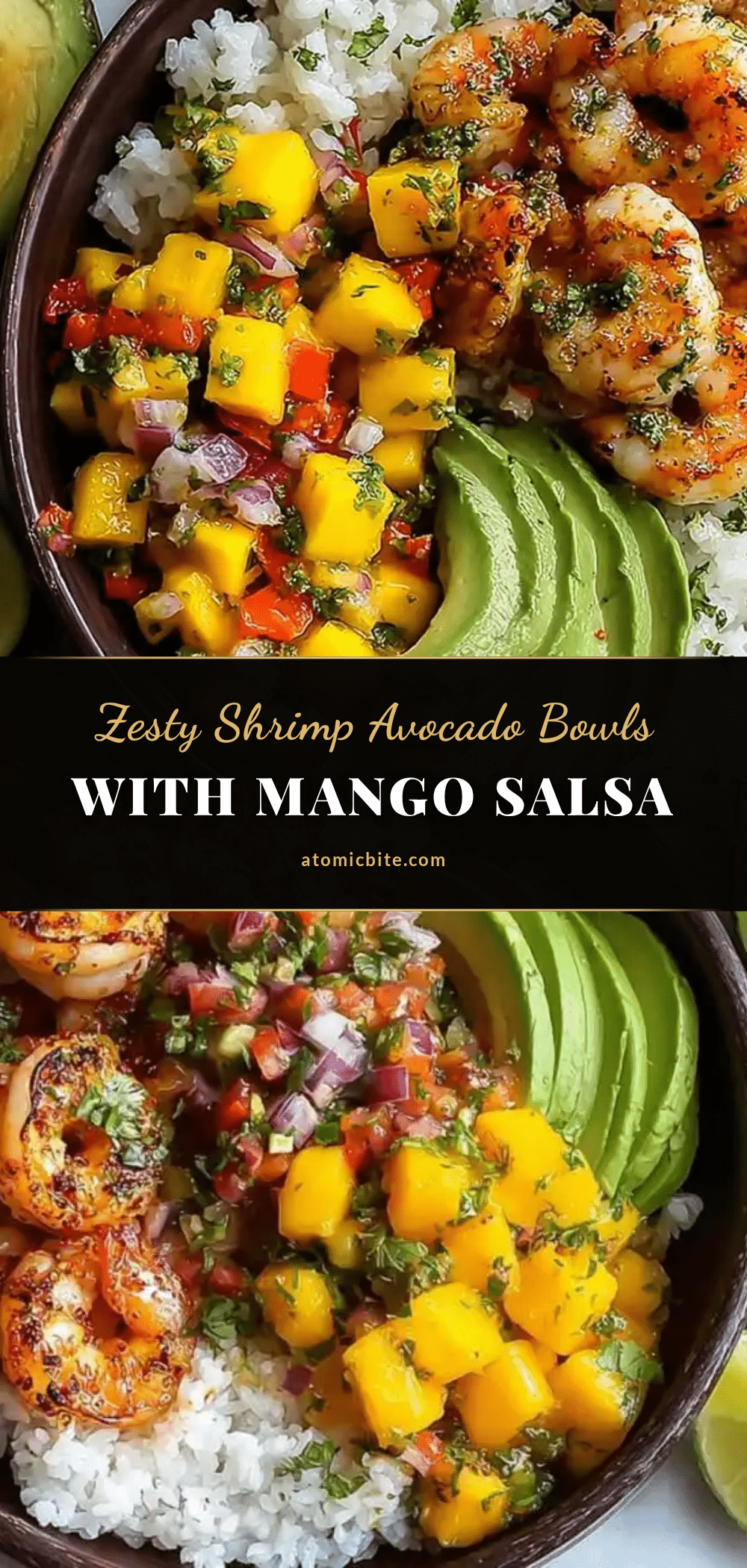 fresh shrimp and avocado bowls recipe