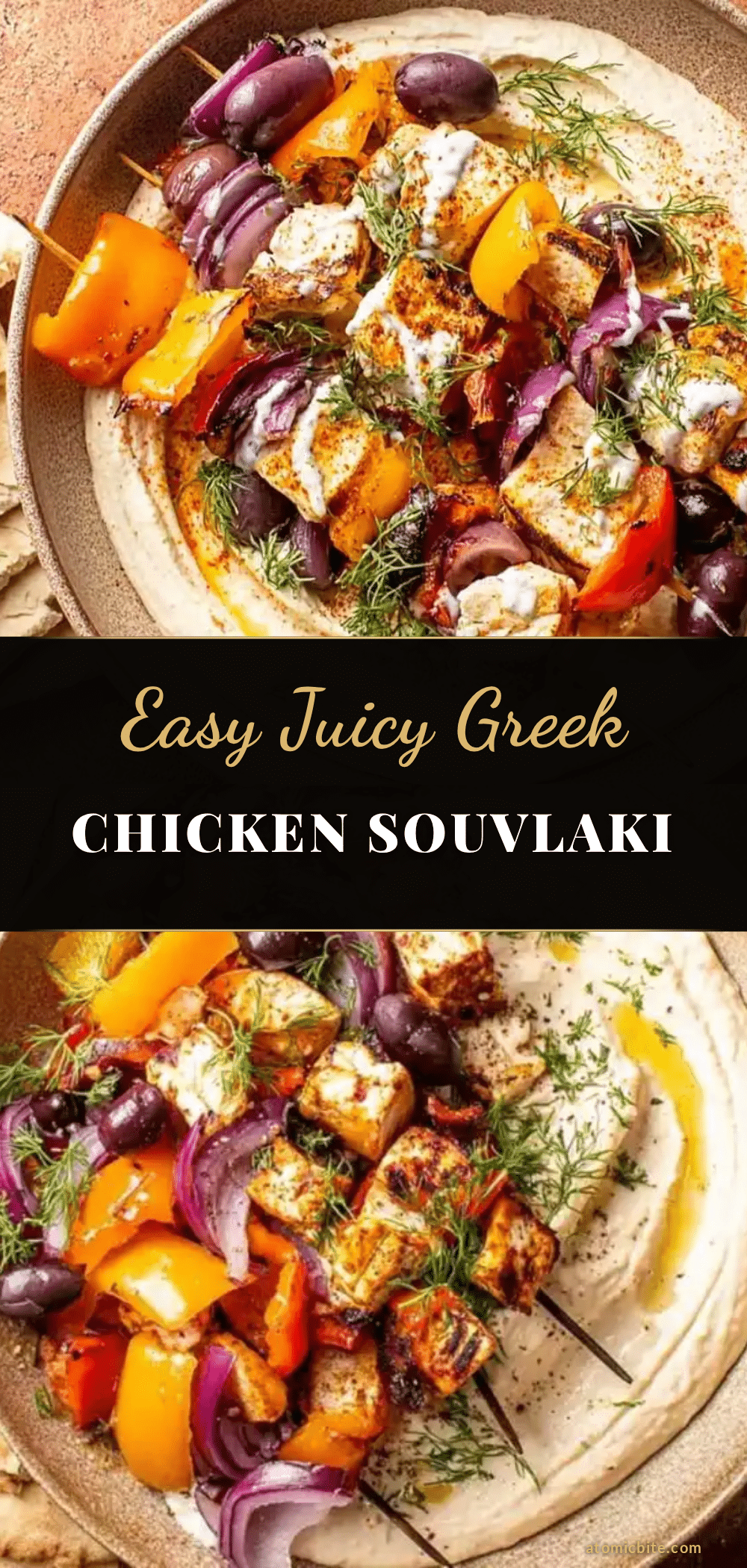 Greek chicken souvlaki skewers recipe