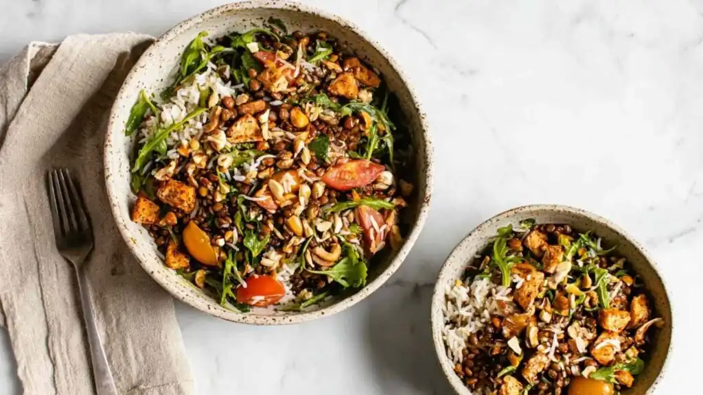 harissa chicken and wild rice salad preparation steps
