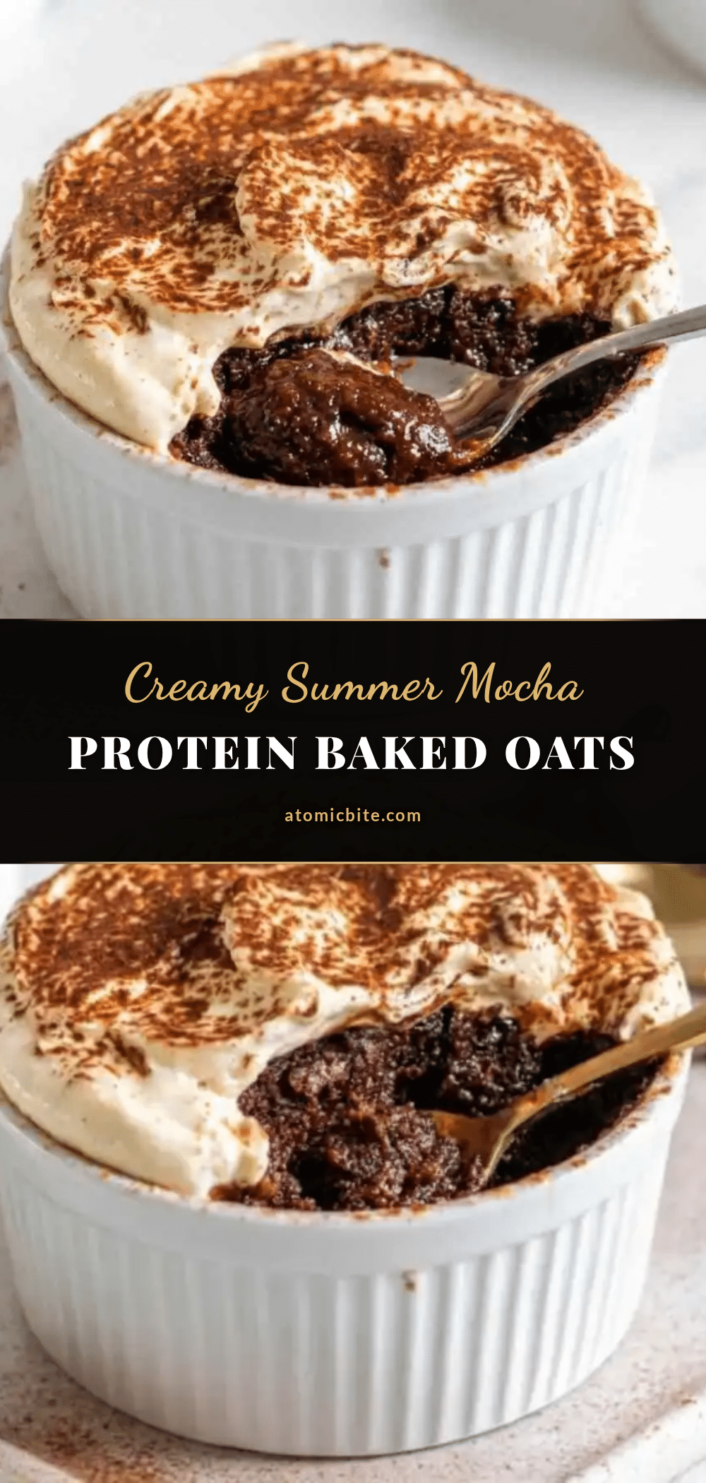 mocha protein power baked oats recipe