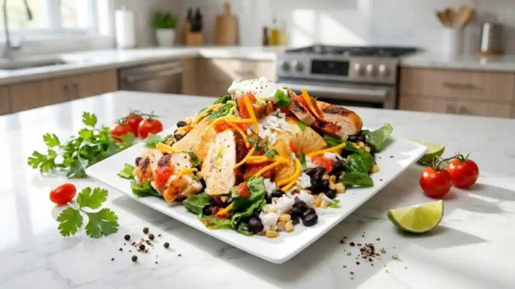 naked chicken burrito bowl preparation steps