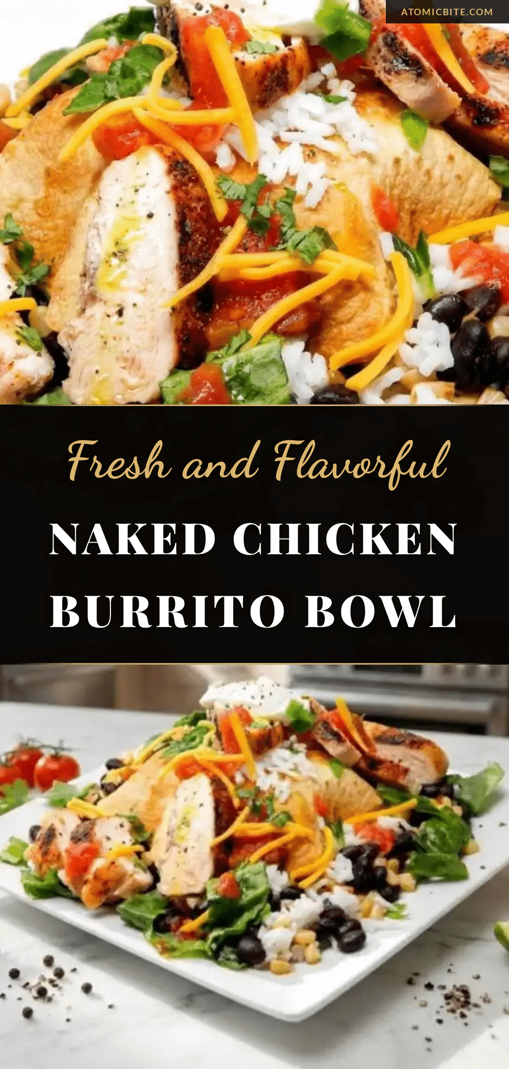 naked chicken burrito bowl recipe