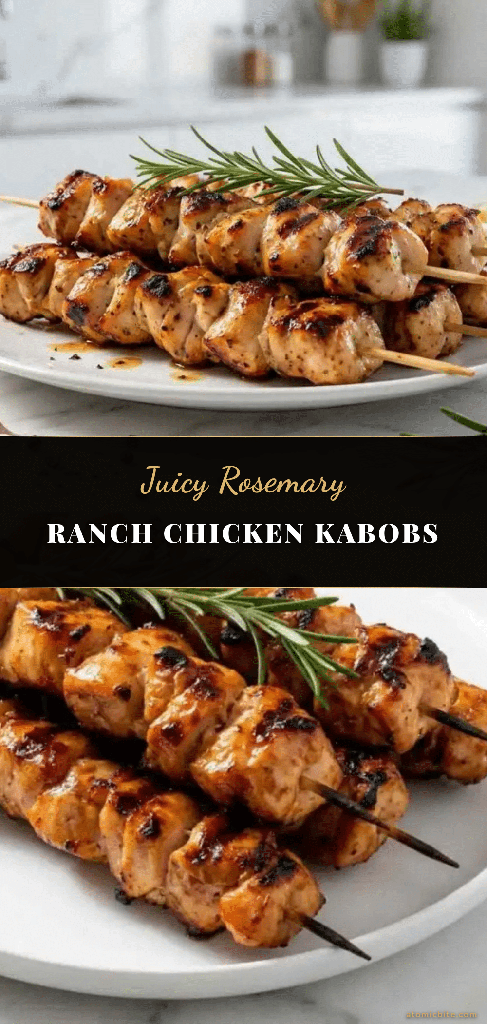 rosemary ranch chicken kabobs recipe