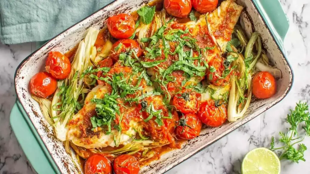 sambal lemongrass ginger sea bass - featured image