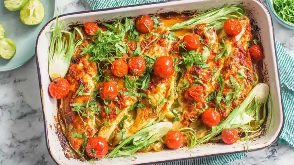 sambal lemongrass ginger sea bass preparation steps