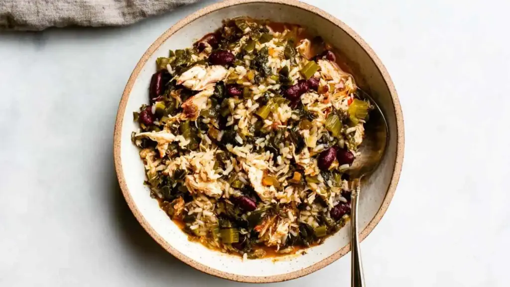 southern style wild rice and crab stew - featured image
