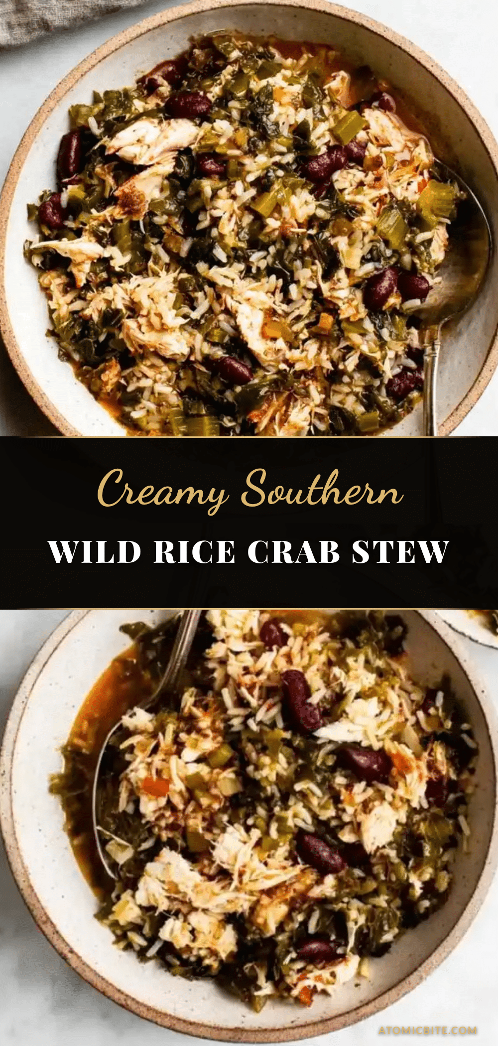 southern style wild rice and crab stew recipe