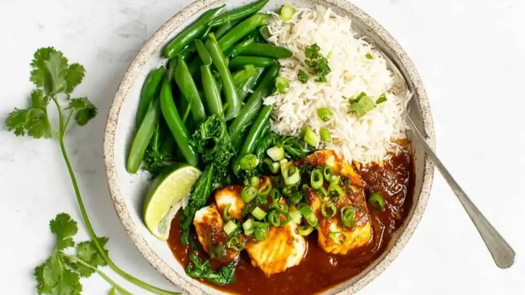 Vietnamese style fish with crispy skin preparation steps